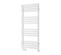 Reina Kale Heated Designer Towel Rail - 1126 X 500mm - White