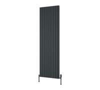 Reina Melvin Aluminium Vertical Flat Panel Radiator - 1800 X 540mm - Anthracite