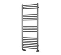 Reina Ottone Modern Ladder Towel Radiator - 1200 X 500 mm - Brushed Gun Metal