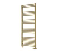 Reina Ottone Modern Ladder Towel Radiator - 1600 X 600 mm - Brushed Brass