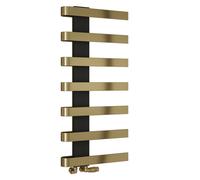 Reina Panaro Brass Designer Towel Radiator - 1100 x 500mm