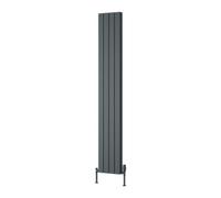 Reina Piatto Vertical Double Panel Radiator - 1800 X 295mm - Anthracite