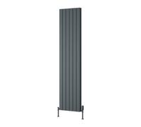 Reina Piatto Vertical Double Panel Radiator - 1800 X 445mm - Anthracite