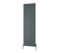 Reina Piatto Vertical Double Panel Radiator - 1800 X 595mm - Anthracite