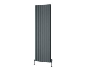 Reina Piatto Vertical Double Panel Radiator - 1800 X 595mm - Anthracite