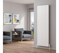 Reina Piatto Vertical Double Panel Radiator - 1800 X 595mm - White
