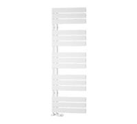 Reina Vada Vertical Aluminium Central Heating Towel Rail - 1510 X 500mm - White