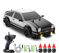 ReinbowRiff 1:14 RC Drift Car, 4WD 2.4GHz Drift Remote Control Car (28KM/H), RTR with LED Lights, 2 Sets of Tires (Racing & Drift), Gift for Teens, Boys, Girls, Drift Enthusiasts