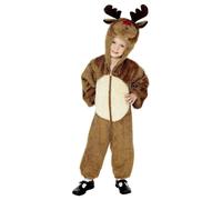 Reindeer Bodysuit Smiffys Brown 4-6 Years