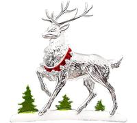 Reindeer Brooch Pin Woman Christmas Elk-shaped Brooch for Sweater Coat Evening Dress