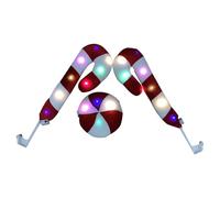 Reindeer Car Decoration Kit - Nose with LED Light, Pair of Soft Horns, Creative Automotive Accessory, Vehicle Decoration Easy to Install | Display Ornament