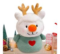 Reindeer Christmas Decor | Soft Toy Doll Prop | Plush Reindeer Stuffed Animal | for Kids Friends Family Indoor Home Livingroom Sofa Floor