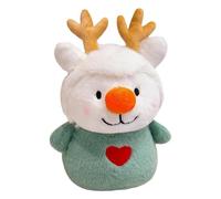 Reindeer Christmas Decoration - Plush Toy Stuffed Doll Accessory, Stuffed Reindeer Plush Toy, for Children Friends and Family for Indoor Use in the Home Living Room on Sofa and Pavime