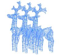 Reindeer Christmas Decoration Xmas Glowing Reindeer Multi Colours/Sizes vidaXL [EEK: A]