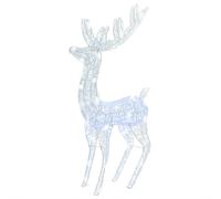 Reindeer Christmas Decoration Xmas Glowing Reindeer Multi Colours/Sizes vidaXL [EEK: A]