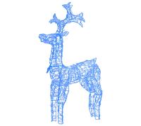 (cold white, 60 x 16 x 100 cm/ 2 pcs) vidaXL Reindeer Christmas Decoration Xmas Glowing Reindeer Multi Colours/Sizes