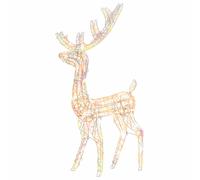 Reindeer Christmas Decoration Xmas Glowing Reindeer Multi Colours/Sizes vidaXL