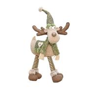 Reindeer Decor,Creative Plush Statue - Shelf & Cabinet Ornaments | for Home Entryway Living-Room Festival Family Holiday Indoor Outdoor Mantle
