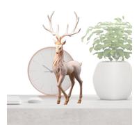 Reindeer Decor | Creative Resin Deer Figure - Resin Christmas Elk Statues for Desktop, Decorative Deer Ornament for Living Room, Bedroom