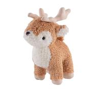 Reindeer Doll - 10 Inch Floppy Stuffed Toy Animated Cuddly Figure Hugging Sculpture Gift Luxury Plush Velvet | Safe Gift for Girlfriend Sofa Cushion Car Interior Collector