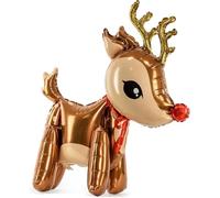 Reindeer Foil Balloon, 50 x 62 cm, Christmas Party Decoration