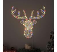 Reindeer Head Colourful 68 x 36.5 x 62.5 cm Acrylic