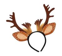 Reindeer Headband Adult | Cute Realistic Deer Antlers Headband | Christmas Accessories Boppers Hats, Animal Ears for Annual Holiday Photoshoot