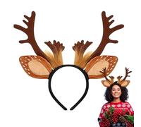 Reindeer Headband,Christmas Cosplay Headpiece | Decorative Festive Hairband - for Themed Events Stage Performance Social Gatherings Content Creators Comic Conventions Family Photo