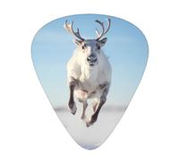Reindeer Leap Patterned guitar picks - (thin/medium/thick) free to choose, suitable for all kinds of string instruments,
