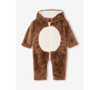 Reindeer Onesie for Newborns pecan nut