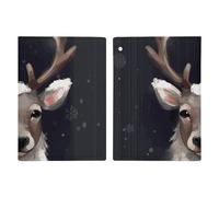 Reindeer Passport Holder, ID Card Protector Case Passport Holder with Slot Passports Travel Wallet Document Cover for Women And Men