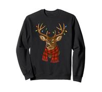 Reindeer Plaid Deer Buffalo Holiday Christmas Sweatshirt
