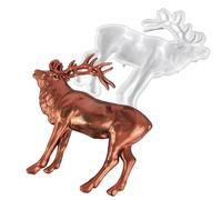 Reindeer Resin Mold Silicone - 15cm Elk Wall Casting Mould Durable Modern Design Flexible Epoxy Craft Mould Tool | Animal Mold Maker for DIY Wall Decoration, Winter Party, Home, Art Craft