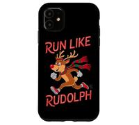Reindeer Rudolph Christmas Running Runner Costume Marathon Case for iPhone 11