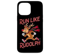 Reindeer Rudolph Christmas Running Runner Costume Marathon Case for iPhone 13 Pro Max