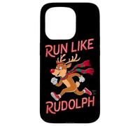 Reindeer Rudolph Christmas Running Runner Costume Marathon Case for iPhone 15 Pro