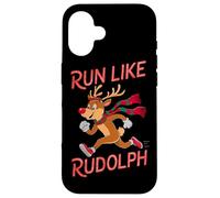 Reindeer Rudolph Christmas Running Runner Costume Marathon Case for iPhone 16