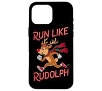 Reindeer Rudolph Christmas Running Runner Costume Marathon Case for iPhone 16 Pro Max