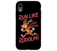 Reindeer Rudolph Christmas Running Runner Costume Marathon Case for iPhone XR