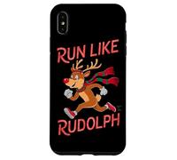 Reindeer Rudolph Christmas Running Runner Costume Marathon Case for iPhone XS Max