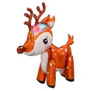 Reindeer Standing Christmas Foil Balloon, 55cm