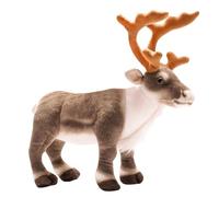 Reindeer Stuffed Animal - Soft Reindeer Toy Deer Plush Elk Doll - 13.7 Inch Cute Christmas Plush for Sofas, Bedrooms, Chairs, Kids Gift