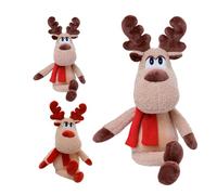 Reindeer Toy - Reindeer Toy for Christmas, 50cm Holiday Plush Stuffed Animal, Cute Decorative Doll Prop with Soft Fabric, Home Indoor Living Room Sofa Bedroom Floor, Decorations Kids 9.84 In