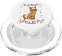 Reindeer War Sold Out Christmas Cat Funny Design PopSockets PopGrip for MagSafe