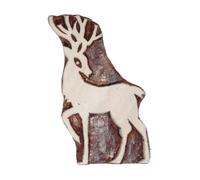 Reindeer Wooden Stamp Indian Hand Carved Printing Block
