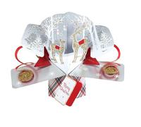 Reindeers Petite Christmas Pop-Up Greeting Card Second Nature 3D Pop Up Cards