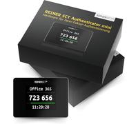 REINER SCT Authenticator mini, TOTP generator for two-factor authentication, compact and portable, security key for secure registration with online services and crypto exchanges