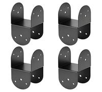 Reinforced 4 by 4 Post Brackets Steel Post Mooring Connector for Strong Beam Joints in Construction Projects Column to Beam Parenthesis