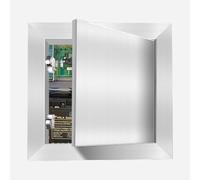 Reinforced Access Panel with Push-Button Switch, Extra Small Wall Access Panel Door, Electric Cable Access Box for Bathroom Garage Basement(350x450mm(14x18in))