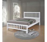 Reinforced Beds 5Ft King Banham Bed - Painted White